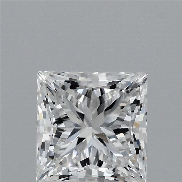 1.61 Carat Princess Lab Grown Diamond, Excellent Polish, E Color, VVS2 Clarity