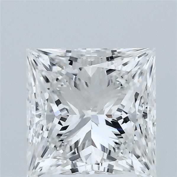 2.00 Carat Princess Lab Grown Diamond, Excellent Polish, F Color, VVS2 Clarity