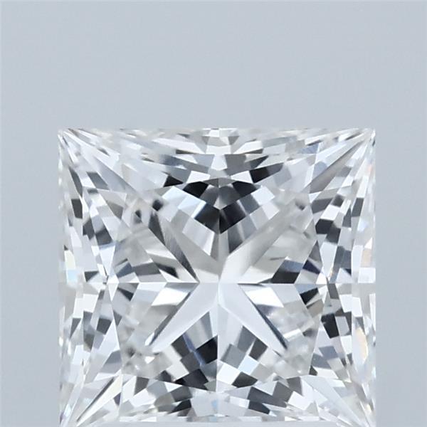2.01 Carat Princess Lab Grown Diamond, Excellent Polish, E Color, VVS1 Clarity