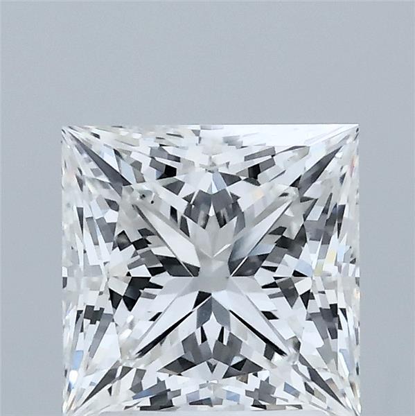 2.04 Carat Princess Lab Grown Diamond, Excellent Polish, E Color, VS1 Clarity