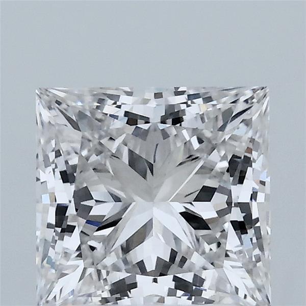 2.06 Carat Princess Lab Grown Diamond, Excellent Polish, F Color, VS1 Clarity