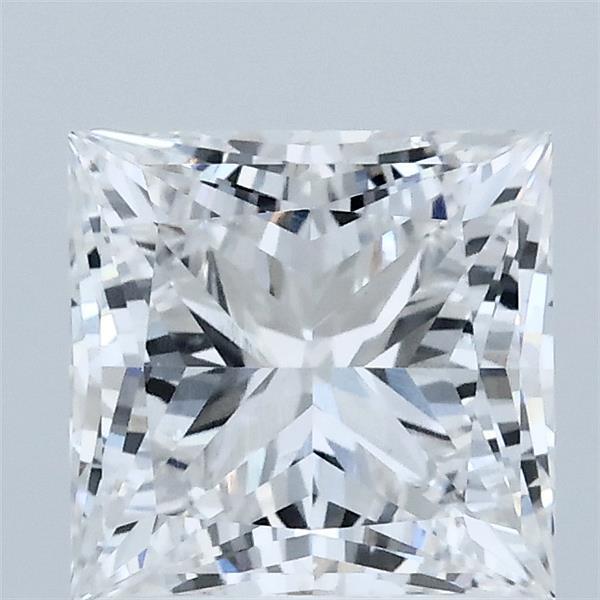 2.08 Carat Princess Lab Grown Diamond, Excellent Polish, E Color, VVS2 Clarity