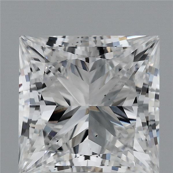 4.19 Carat Princess Lab Grown Diamond, Excellent Polish, E Color, VS2 Clarity