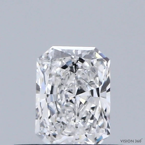 0.30 Carat Radiant Lab Grown Diamond, Very Good Polish, E Color, VVS1 Clarity