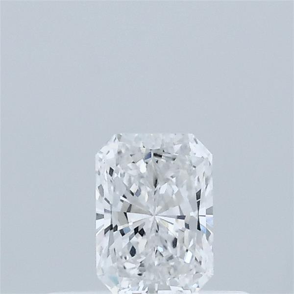 0.32 Carat Radiant Lab Grown Diamond, Very Good Polish, D Color, VVS2 Clarity