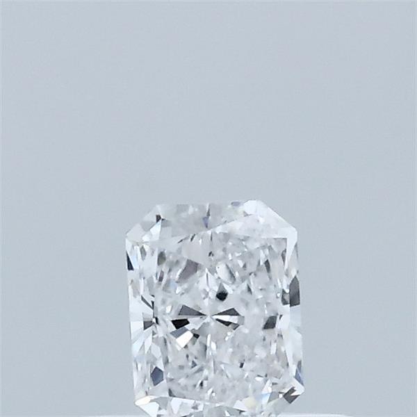 0.32 Carat Radiant Lab Grown Diamond, Very Good Polish, D Color, VVS2 Clarity