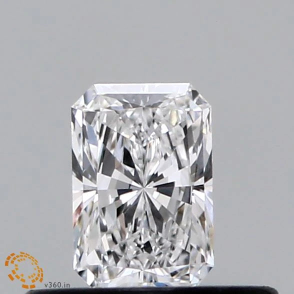 0.32 Carat Radiant Lab Grown Diamond, Very Good Polish, E Color, VVS1 Clarity