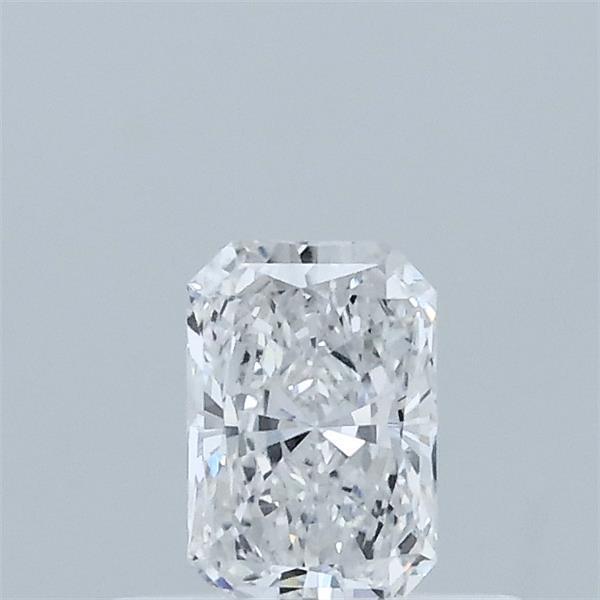 0.34 Carat Radiant Lab Grown Diamond, Very Good Polish, D Color, VVS2 Clarity