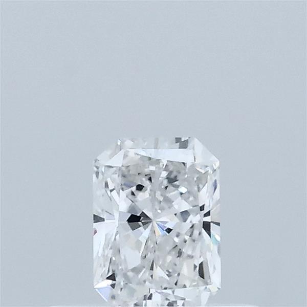 0.34 Carat Radiant Lab Grown Diamond, Very Good Polish, D Color, VVS2 Clarity