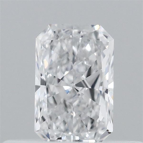 0.34 Carat Radiant Lab Grown Diamond, Very Good Polish, D Color, VVS2 Clarity