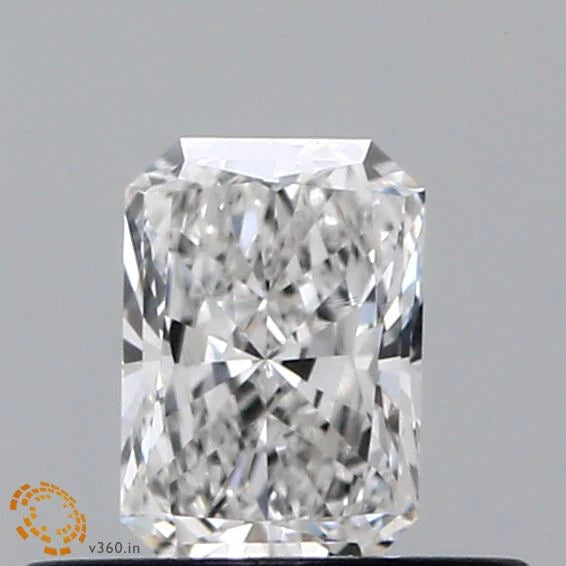 0.34 Carat Radiant Lab Grown Diamond, Very Good Polish, F Color, VS1 Clarity
