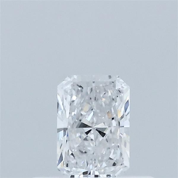 0.35 Carat Radiant Lab Grown Diamond, Very Good Polish, D Color, VVS2 Clarity