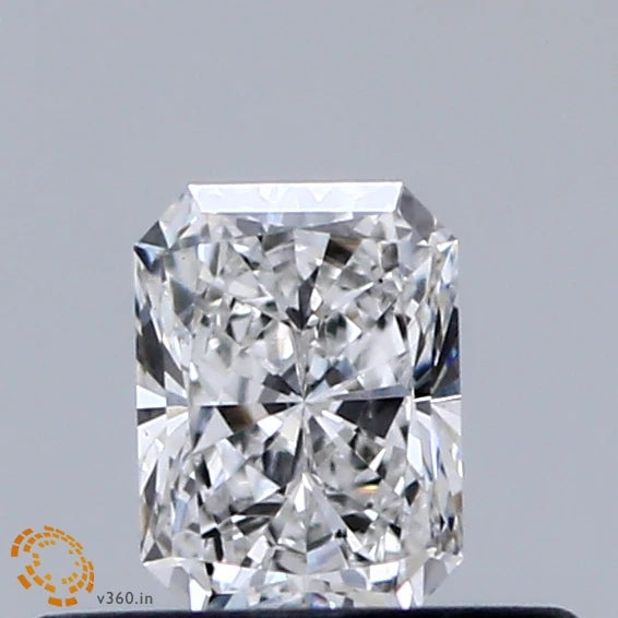 0.35 Carat Radiant Lab Grown Diamond, Very Good Polish, F Color, VS1 Clarity