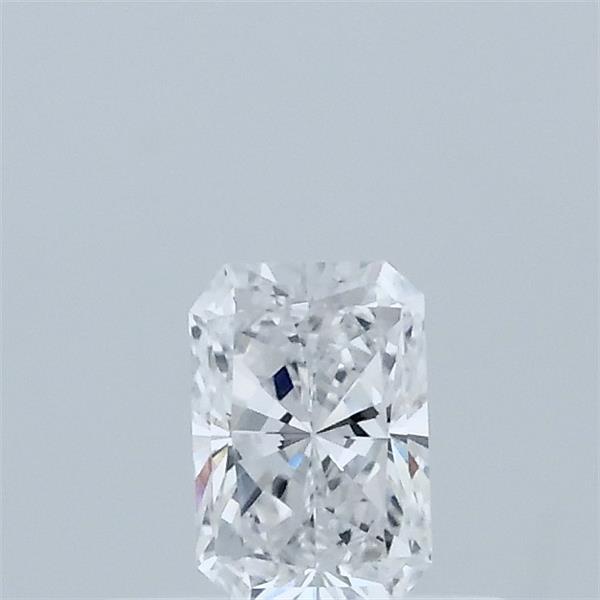 0.36 Carat Radiant Lab Grown Diamond, Excellent Polish, D Color, VVS2 Clarity