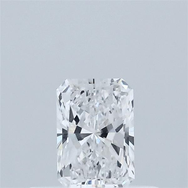 0.36 Carat Radiant Lab Grown Diamond, Very Good Polish, D Color, VVS1 Clarity