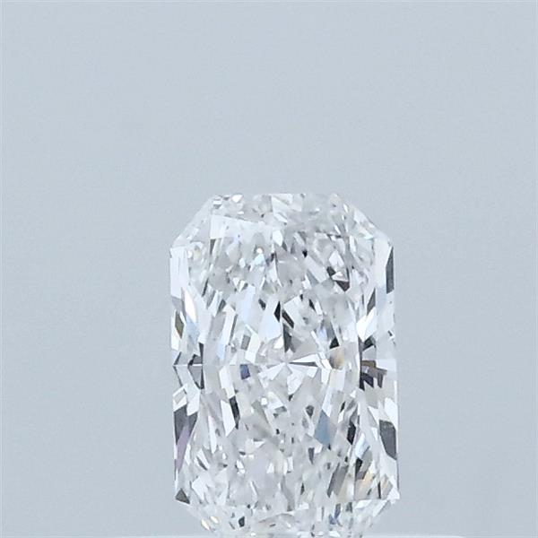 0.37 Carat Radiant Lab Grown Diamond, Very Good Polish, E Color, VVS2 Clarity