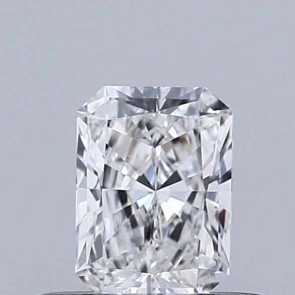0.37 Carat Radiant Lab Grown Diamond, Very Good Polish, F Color, VVS2 Clarity