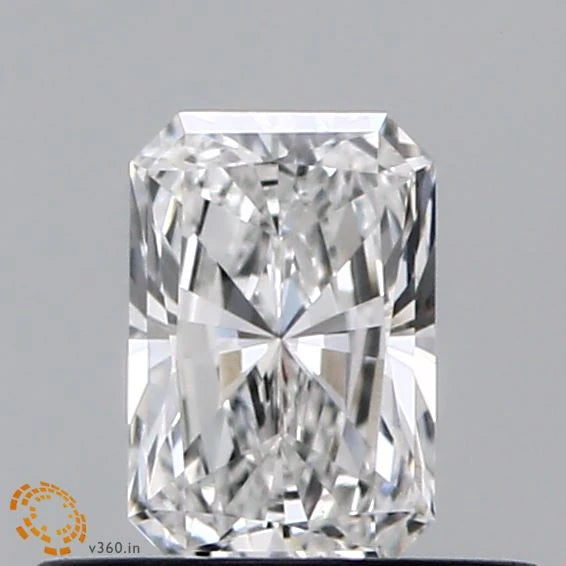 0.38 Carat Radiant Lab Grown Diamond, Excellent Polish, F Color, VS1 Clarity