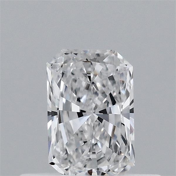 0.38 Carat Radiant Lab Grown Diamond, Very Good Polish, D Color, VVS2 Clarity