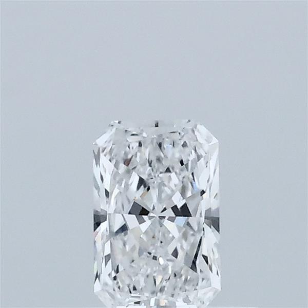 0.39 Carat Radiant Lab Grown Diamond, Very Good Polish, D Color, VVS2 Clarity