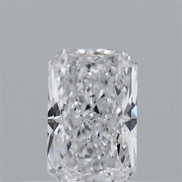 0.40 Carat Radiant Lab Grown Diamond, Very Good Polish, D Color, VVS2 Clarity