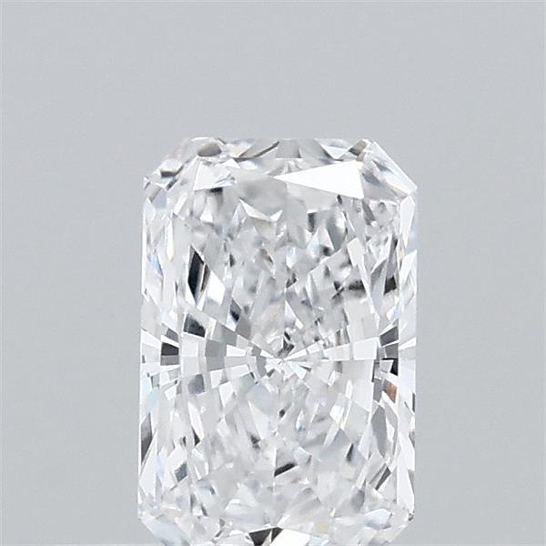 0.42 Carat Radiant Lab Grown Diamond, Very Good Polish, D Color, VVS2 Clarity