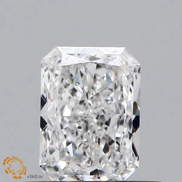 0.43 Carat Radiant Lab Grown Diamond, Very Good Polish, E Color, VS1 Clarity