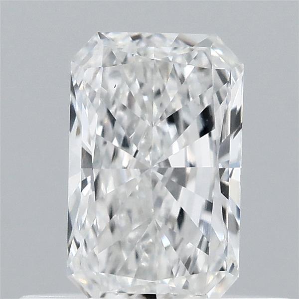 0.44 Carat Radiant Lab Grown Diamond, Very Good Polish, E Color, VS1 Clarity