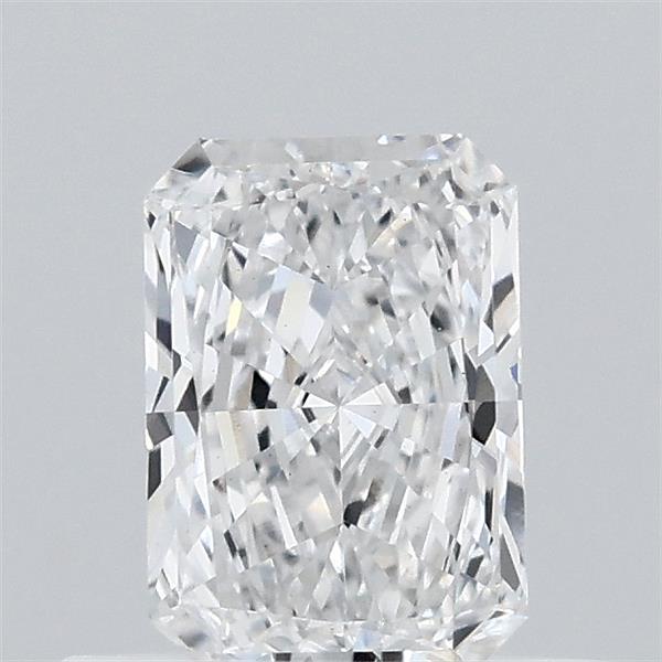 0.46 Carat Radiant Lab Grown Diamond, Very Good Polish, D Color, VVS2 Clarity