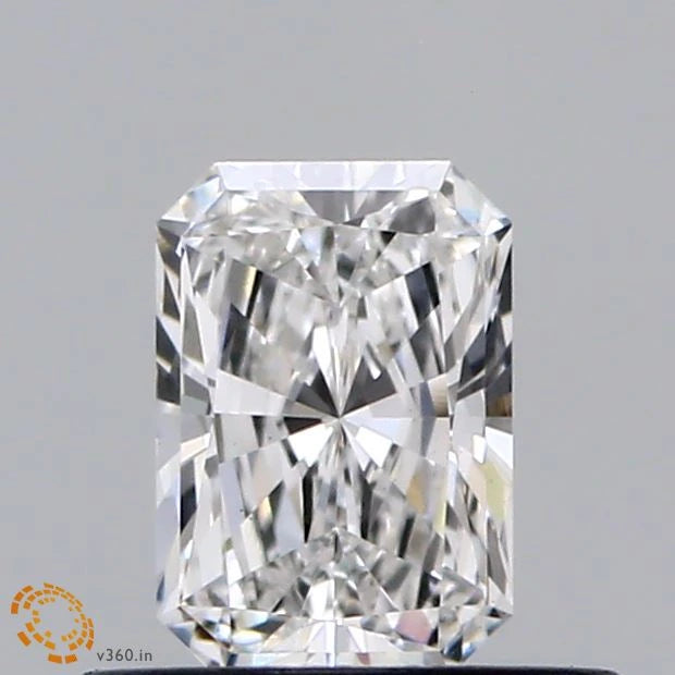 0.48 Carat Radiant Lab Grown Diamond, Very Good Polish, E Color, VS1 Clarity