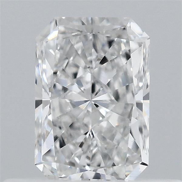0.49 Carat Radiant Lab Grown Diamond, Very Good Polish, E Color, VS1 Clarity