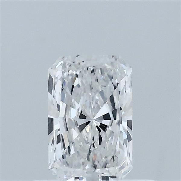 0.54 Carat Radiant Lab Grown Diamond, Very Good Polish, E Color, VVS2 Clarity