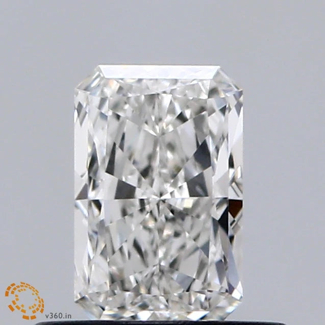 0.54 Carat Radiant Lab Grown Diamond, Very Good Polish, G Color, VS1 Clarity