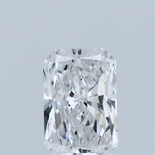 0.55 Carat Radiant Lab Grown Diamond, Very Good Polish, D Color, VS1 Clarity