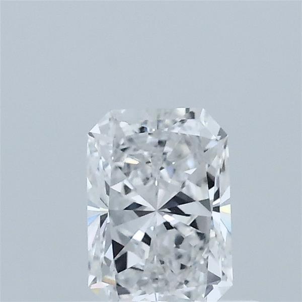 0.55 Carat Radiant Lab Grown Diamond, Very Good Polish, D Color, VVS2 Clarity