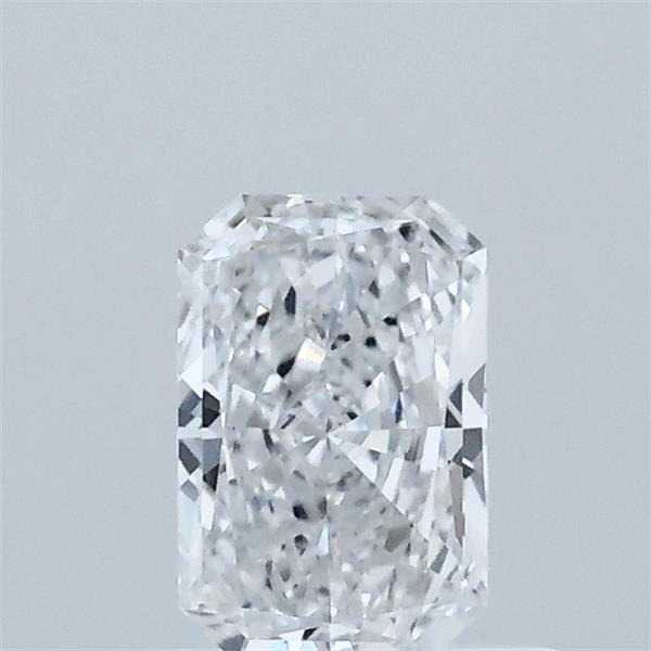0.55 Carat Radiant Lab Grown Diamond, Very Good Polish, D Color, VVS2 Clarity