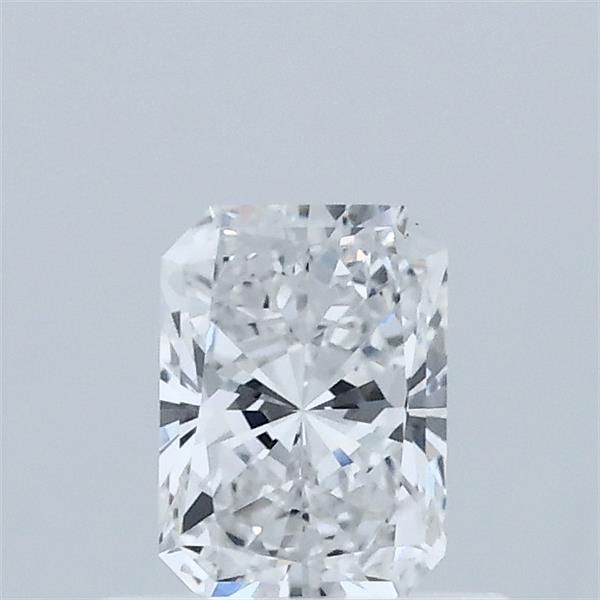 0.57 Carat Radiant Lab Grown Diamond, Very Good Polish, D Color, VS1 Clarity