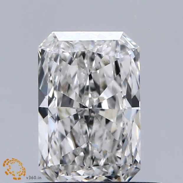 0.60 Carat Radiant Lab Grown Diamond, Very Good Polish, G Color, VS1 Clarity