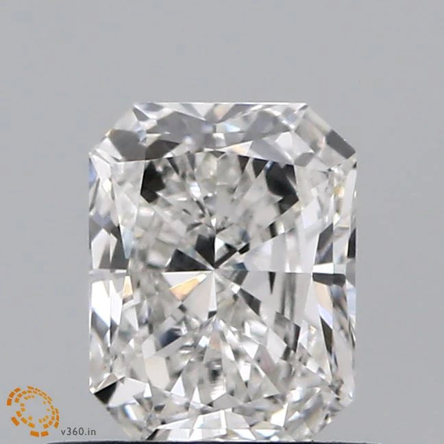 0.61 Carat Radiant Lab Grown Diamond, Very Good Polish, G Color, VS1 Clarity