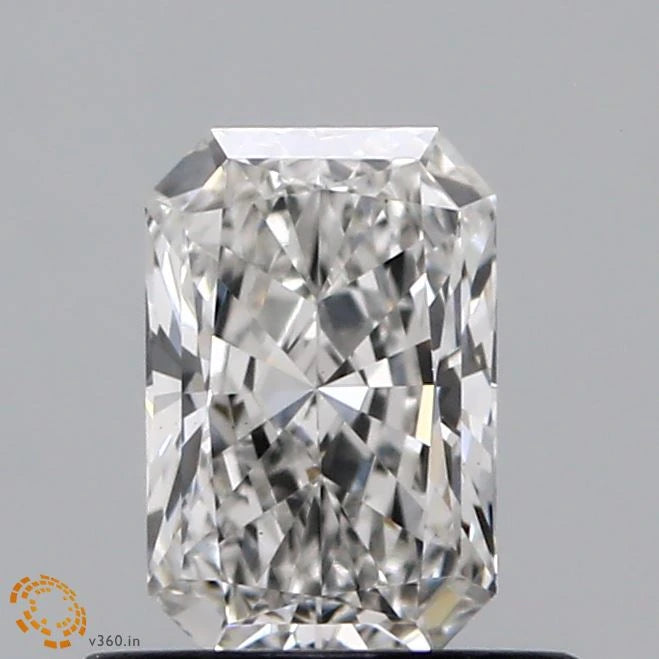 0.63 Carat Radiant Lab Grown Diamond, Very Good Polish, G Color, VS1 Clarity