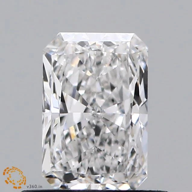 0.65 Carat Radiant Lab Grown Diamond, Very Good Polish, E Color, VS1 Clarity