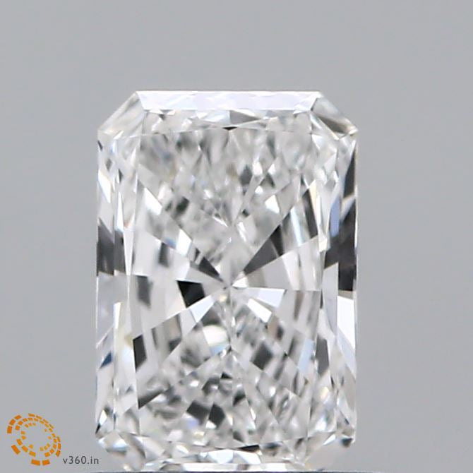 0.65 Carat Radiant Lab Grown Diamond, Very Good Polish, E Color, VS1 Clarity