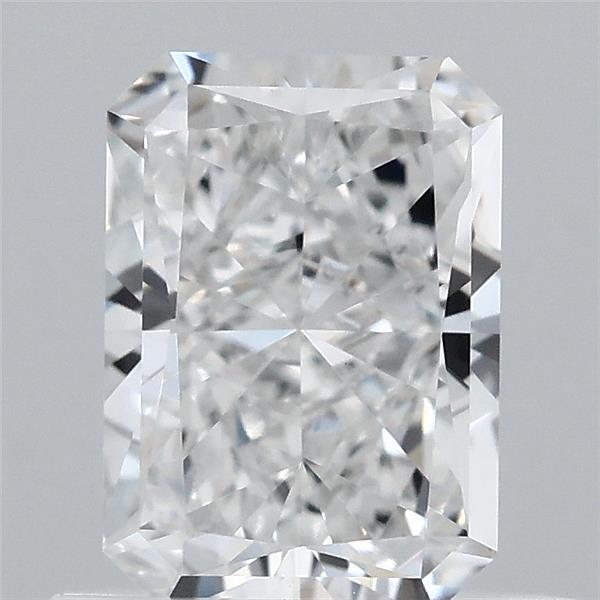 0.71 Carat Radiant Lab Grown Diamond, Very Good Polish, D Color, VS1 Clarity