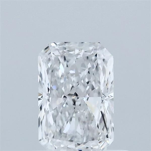 0.73 Carat Radiant Lab Grown Diamond, Very Good Polish, D Color, VVS2 Clarity