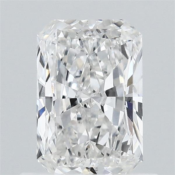 0.76 Carat Radiant Lab Grown Diamond, Very Good Polish, E Color, VS1 Clarity