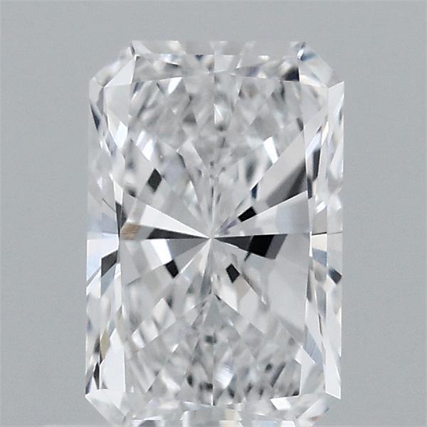 0.79 Carat Radiant Lab Grown Diamond, Very Good Polish, D Color, VVS1 Clarity