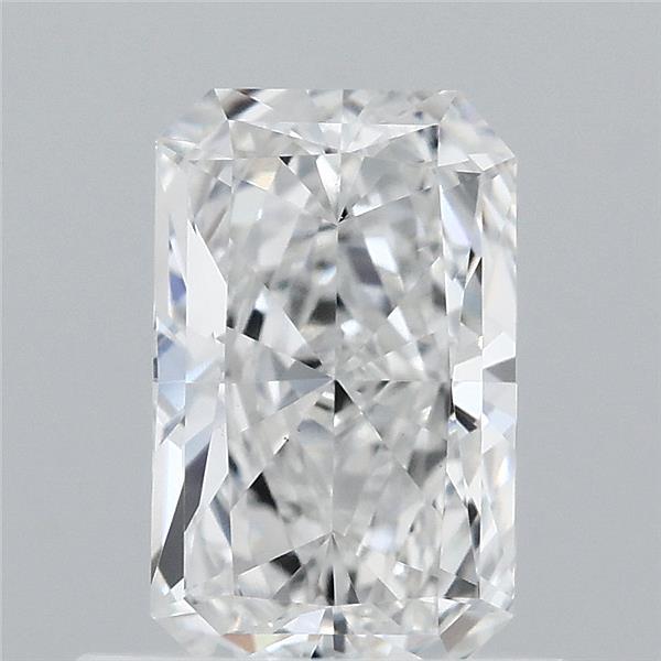 0.80 Carat Radiant Lab Grown Diamond, Very Good Polish, E Color, VS1 Clarity