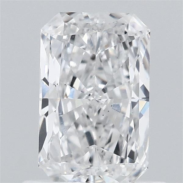 0.82 Carat Radiant Lab Grown Diamond, Very Good Polish, D Color, VS1 Clarity
