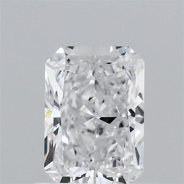0.83 Carat Radiant Lab Grown Diamond, Very Good Polish, D Color, VVS2 Clarity