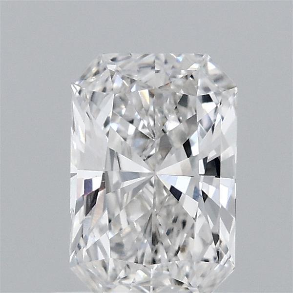 0.83 Carat Radiant Lab Grown Diamond, Very Good Polish, F Color, VS1 Clarity